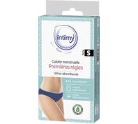 INTIMY CARE - Première Culotte De Règles - Très Absorbante - Culotte Menstruelle 95% Coton Bio - Lavable & Réutilisable - Taille S