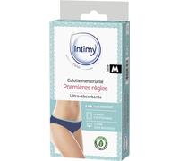 INTIMY CARE - Première Culotte De Règles - Très Absorbante - Culotte Menstruelle 95% Coton Bio - Lavable & Réutilisable - Taille M