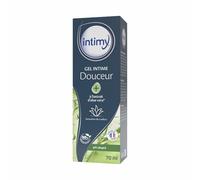 INTIMY - Gel Intime Douceur - Extrait Aloe Vera, Ph Adapté - 70ml | Hydrate, Diminue les Inconforts et Apaise, Testé sous contrôle Gynécologique - Fabriqué en France