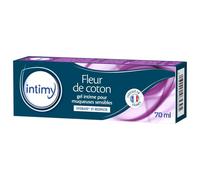 INTIMY - Gel L'oubrifiant Douceur Fleur de Coton, Confort Naturel et Hydratation Apaisante (70mL) - Le lot de 3