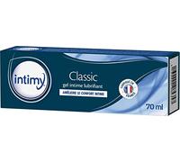 INTIMY Gel Lubrifiant Intime Classic, à Base d'eau, Sans Parfum - 70ml | Sensation de Douceur, Sans Parfum, Incolore, se Nettoie à l'eau, Compatible avec les Préservatifs - Fabriqué en France