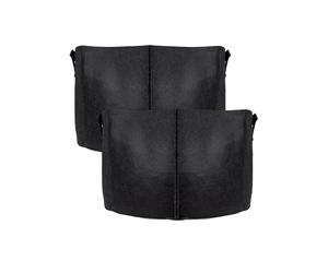 Intirilife 2X Sac de Plantation en Tissu Non tissé 38 litres -10 Gallon- 40 x 30 cm - Cache-Pot de Plantes avec poignées pour Le Jardin, la Serre - Bac de Plantation Sac de Plantation