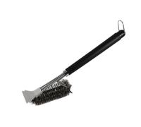 Intirilife Brosse à grill en acier inoxydable avec grattoir - 44 x 8 x 13 cm - Brosse de nettoyage pour barbecue à gaz, barbecue électrique, barbecue au charbon de bois, grille, etc.