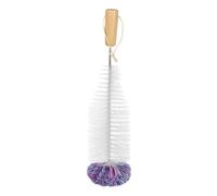 Intirilife Brosse de nettoyage pour bouteilles compatible avec les bouteilles Soda Stream en blanc - 38 x 9 cm - Brosse de nettoyage pour bouteilles sans rayures