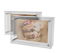 Intirilife Cadre photo acrylique magnétique - 102 x 153 x 20 cm - Cadre photo, sans cadre, transparent