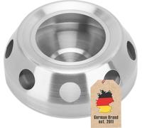 Intirilife chauffe-théière en ARGENT - Chauffe-théière en acier inoxydable pour théières résistantes à la chaleur - Chauffe-théière en acier inoxydable pour café, thé, etc.
