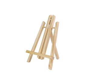 Intirilife Chevalet de Table en Bois de hêtre 18 x 30 cm - Porte-Photo Pliable Porte-Photo Chevalet Assis à Trois Pieds