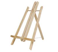 Intirilife Chevalet de Table en Bois de hêtre 27 x 50 cm - Porte-Photo Pliable Porte-Photo Chevalet Assis à Trois Pieds