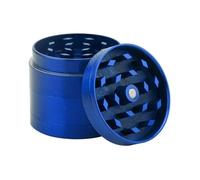 Intirilife Grinder en MÉTALLIQUE BLEU - Broyeur de cuisine en 4 pièces pour le broyage d'herbes, épices, tabac, plantes