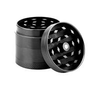 Intirilife Grinder en MÉTALLIQUE GRIS - Broyeur de cuisine en 4 pièces pour le broyage d'herbes, épices, tabac, plantes