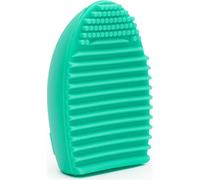 Intirilife Nettoyeur de pinceaux en silicone turquoise - 7.3 x 5.5 x 3 cm - Nettoyage de pinceaux cosmétiques Pad de nettoyage pour pinceaux et éponges de maquillage