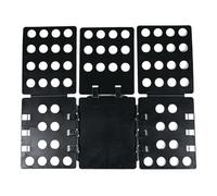 Intirilife Plieuse à vêtements en noir - 67.5 x 58 cm - Plieuse à linge pour un pliage rapide des vêtements Chemises T-shirts pulls