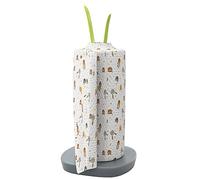 Intirilife Porte-Rouleaux de Cuisine Aspect Feuille - Porte-Rouleaux de Cuisine, sur Pied, antidérapant, Hauteur 32,5 cm, en Vert