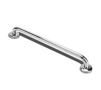 Intirilife Porte-serviettes en acier inoxydable brillant -longueur 50cm et diamètre de la tige 19mm à percer -Barre porte-serviettes Porte-serviettes de bain Salle de bain Sauna Cuisine, montage mural