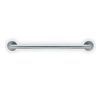 Intirilife Porte-serviettes en acier inoxydable brossé - longueur 50cm et diamètre de la tige 19mm à percer - Barre porte-serviettes Porte-serviettes de bain Salle de bain Sauna Cuisine, montage mural