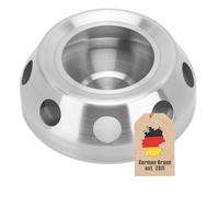 Intirilife Réchaud en Argent - Chauffe Théière en Acier Inoxydable pour Théières Résistantes à la Chaleur - pour Le Café, Le Thé, Les Aliments utilisable avec Bougie à Chauffe-Plat et Chandelle