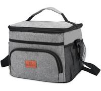 Intirilife sac isotherme portable avec volume de 15 litres - Pour transporter des boissons chaudes ou froides et des aliments sac à lunch sac thermique sac isotherme