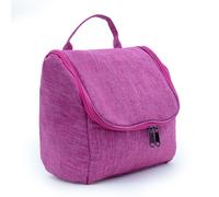 Intirilife trousse de toilette en PINK - trousse de toilette avec poignée et fermeture éclair, parfaite pour les voyages, les vacances, etc. - Make Up Organizer Trousse de toilette