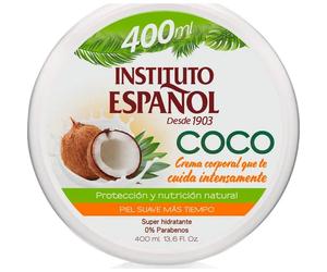 Intituto Español Crème corporelle super hydratante à la noix de coco 400ml