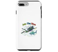 Into The Blue Scuba Diving Ocean Adventure Design Coque pour iPhone 7 Plus/8 Plus