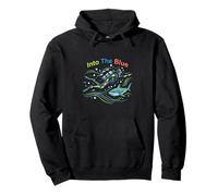 Into The Blue Scuba Diving Ocean Adventure Design Sweat à Capuche