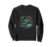 Into The Blue Scuba Diving Ocean Adventure Design Sweatshirt