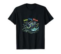 Into The Blue Scuba Diving Ocean Adventure Design T-Shirt