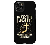 Into The Light Walk with Christ Christian Faith Cross Jésus Coque pour iPhone 11 Pro