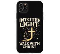 Into The Light Walk with Christ Christian Faith Cross Jésus Coque pour iPhone 11 Pro Max