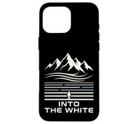 Into The Snow Montagnes Paysage Hiver Design Coque pour iPhone 16 Pro Max