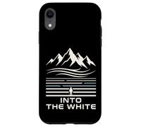 Into The Snow Montagnes Paysage Hiver Design Coque pour iPhone XR