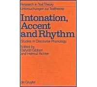 Intonation, Accent And Rhythm