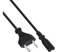 Intos Câble d'alimentation IEC 320 en 60320 C7 Noir 3 m Câble d'alimentation