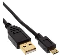 InLine Câble USB 5 m USB A mâle – Micro‑USB B mâle Noir