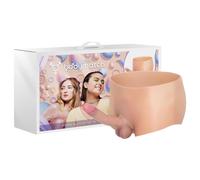 INTOYOU - gode ceinture réaliste - pénis moulé - couleur chair