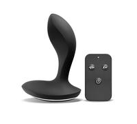 INTOYOU Herrules - plug anal vibrant électrostimulation - silicone noir