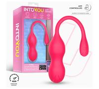 INTOYOU Kyra Pelvic - Boule de geisha vibrante contrôlée par application (rose)