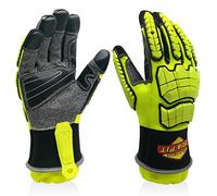Intra-FIT Gants de Travail Pro Contre Impact, Certificé EN388:2016 3X44EP, Gants de Protection Renforcés TPR Résistants à Déchirure/Choc/Abrasion/Perforation/Coupure, Super Dextérité