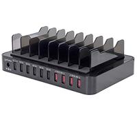 Intracom MANHATTAN 10-Port USB Charing Station for Tablets Mobile Phones and Other Portable Devices