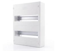 Intratec Coffret de Distribution Électrique en Saillie 2 Rangée - Boîtier IP30 avec 24 Module pour Installation Facile en Intérieur Résidentiel et Professionnel - 353 x 250 x 70mm avec Rail DIN