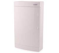 Intratec Coffret de Distribution en Saillie 3 Rangée - IP40 Boîtier pour 36 Modules avec Porte Transparente pour une Installation Facile à Domicile et en Entreprise - 485 x 287 x 112 mm