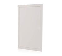 Intratec Coffret de distribution encastré, IP40 - Boîtier de distribution intérieur avec porte pour installation en milieu sec, 3 rangées, 36 modules, 592 x 346 x 94 mm, blanc