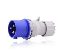 Intratec fiche CEE 32A 230V IP44 3 pôles 6h bleu/gris, IEC60309, fiche d’alimentation, qualité industrielle