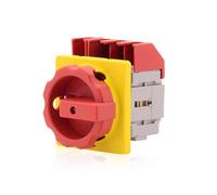 Intratec Interrupteur principal sectionneur 4 pôles 32A - Interrupteur d’arrêt d’urgence encastrable, version Premium, certifié VDE/UL/CSA