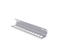 Intratec Panneau de brassage 12 ports Keystone RJ45 - Panneau de distribution en acier pour distributeur multimédia & armoire réseau - Support Keystone Gris Clair