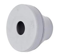 Intratec Passe-câble étanche en caoutchouc [Indice de protection IP 66/67] Presse-étoupes M16 - 10 pièces - Gris - Douille de câble en caoutchouc - Douille en caoutchouc - Passe-câbles en caoutchouc