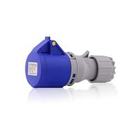 Intratec prise CEE 16A 230V IP44 3 pôles 6h bleu/gris, IEC60309, encastrable, usage industriel