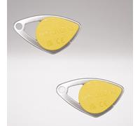 INTRATONE - Lot de 2 Badges de Proximité jaune 08-0105 - Sécurisé RFID | Étanche IP68 | Accès Contrôlé pour Copropriétés et Immeubles | Programmation par Syndic + 1Porte-clés DOMOBIP