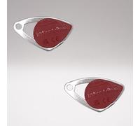 INTRATONE - Lot de 2 Badges de Proximité rouge 08-0104 - Sécurisé RFID | Étanche IP68 | Accès Contrôlé pour Copropriétés et Immeubles | Programmation par Syndic + 1Porte-clés DOMOBIP