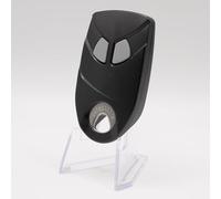 INTRATONE - Télécommande HF à 2 canaux Noir 09-0101/HTEL3-00 pour portails et Garage - Programmation Uniquement par Syndic ! Compatible Récepteurs HF + 1 Goodies DOMOBIP